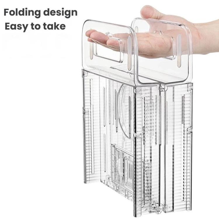 Extendable Foldable Bathtub Shelf Bathroom Storage Shelf, Transparent