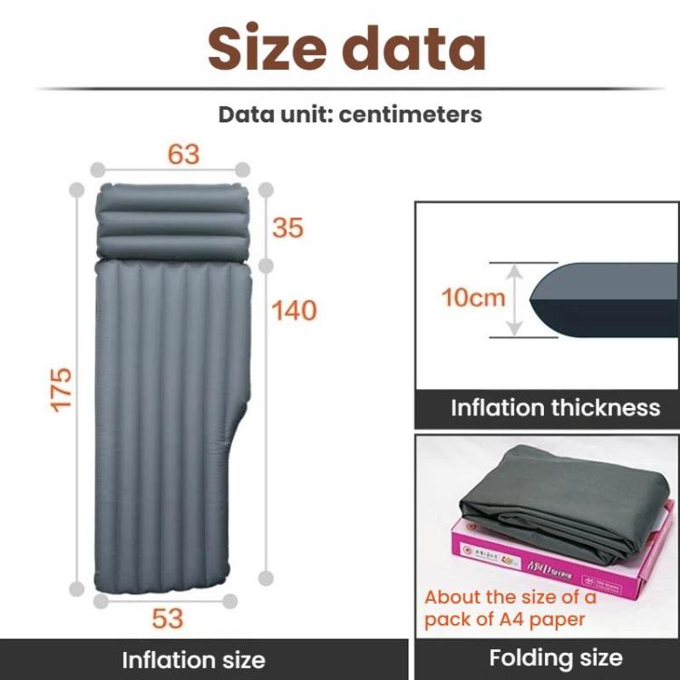 MengFangZhou Single Car Passenger/Rear Seat Inflatable Mattress, N