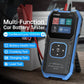 FNIRSI BTM-24 automotive battery tester handheld device with backlit display