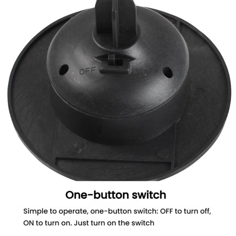 Solar Lawn Light Outdoor Ground Spike Night Light, Light Head Without Acrylic Panel