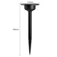 Solar Lawn Light Outdoor Ground Spike Night Light, Light Head Without Acrylic Panel