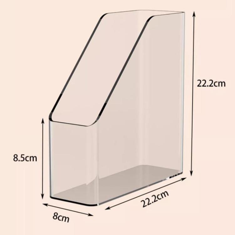 Clear kitchen plastic wrap storage rack with approx. 8cm wide and 22.2cm tall