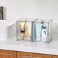 Perfume Storage Rack Desktop Dust-Proof Cosmetic Organizer, Single Tall, Wide+2 Tall+2 Small