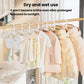 5pcs Kids Retractable Anti-Slip Hanger Stackable Non-Mark Clothes Hanger