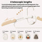 5pcs Kids Retractable Anti-Slip Hanger Stackable Non-Mark Clothes Hanger