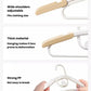 5pcs Kids Retractable Anti-Slip Hanger Stackable Non-Mark Clothes Hanger