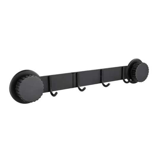 Suction Cup Hooks Stainless Steel Multi-Hook Rack For Kitchen, Bathroom, Single 4-hook Black, Single 5-hook Black, Double 6-hook Black, Double 8-hook Black, Single 4-hook Gray, Single 5-hook Gray, Double 6-hook Gray, Double 8-hook Gray                 ...