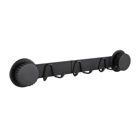 Suction Cup Hooks Stainless Steel Multi-Hook Rack For Kitchen, Bathroom, Single 4-hook Black, Single 5-hook Black, Double 6-hook Black, Double 8-hook Black, Single 4-hook Gray, Single 5-hook Gray, Double 6-hook Gray, Double 8-hook Gray                 ...