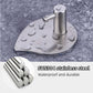 Stainless steel teardrop adhesive hook with U-shaped arm, waterproof and durable