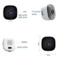 Night vision home surveillance HD camera K14 with lens, TF card slot, speaker, and power port