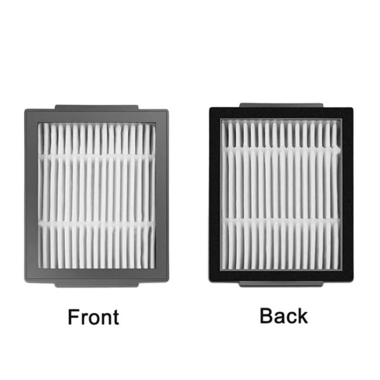 Square vacuum filters, front and back pleated replacement filter screens