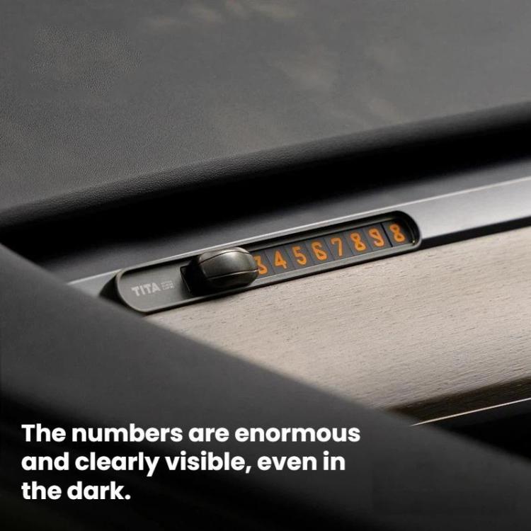 TITA Temporary Parking Number Plate For Tesla Model 3 / Y