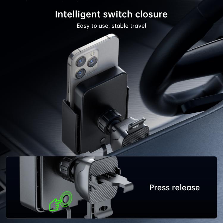 QI Standard Car Phone Holder Wireless Charger, USB Plug, TYPE-C Plug