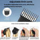 Adjustable limit comb set with 1–6mm and 6–12mm trimming guards