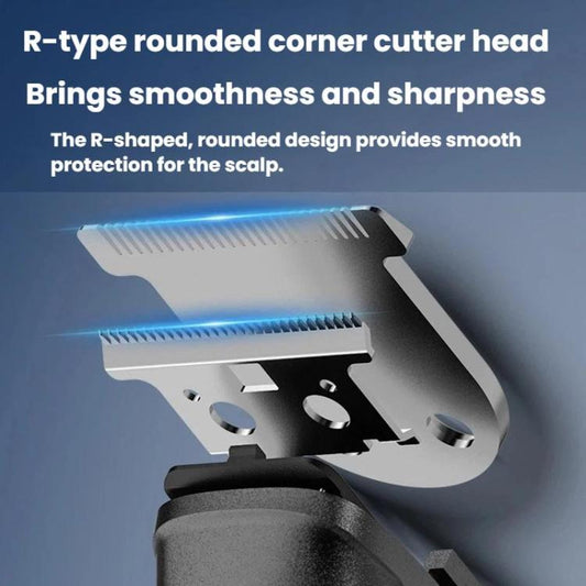 YJ-102 5 In 1 Multifunctional Men Hair Trimmer With Light IPX6 Waterproof For Hair & Nose Trimming, YJ-102