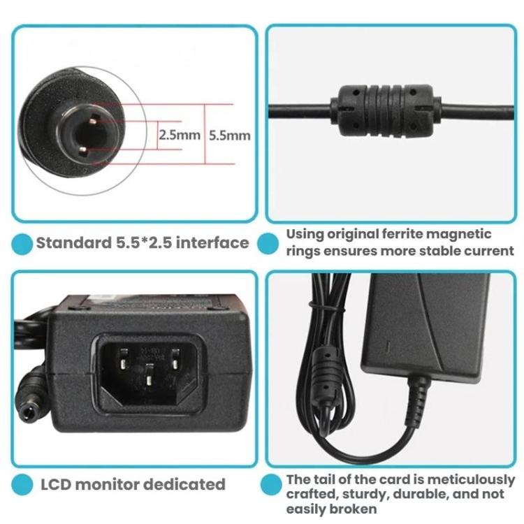 DAJING ADP-60D24 Label Printer Power Adapter 24V 2.5A, 3 Pin, 5.5x2.5mm