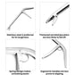 Stainless steel fishing pliers with serrated jaws and ergonomic spring handle