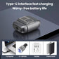 Electric shaver with Type-C charging port, shown for fast charging
