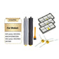 Compatible robot replacement kit with two roller brushes, side brush, and filter set