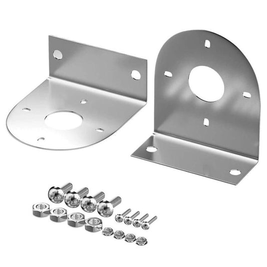 Stainless Steel LED Light Mount For Trucks Vehicle Modified Chassis Light Base, 2pcs