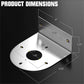 Stainless Steel LED Light Mount For Trucks Vehicle Modified Chassis Light Base, 2pcs