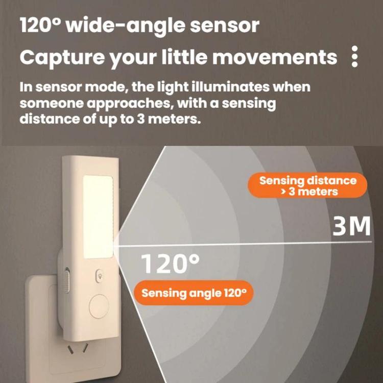 Human Body Induction Charging And Plug-In Dual-Use Night Light