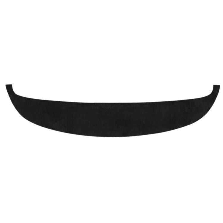 Black semicircle dashboard sunshade insert