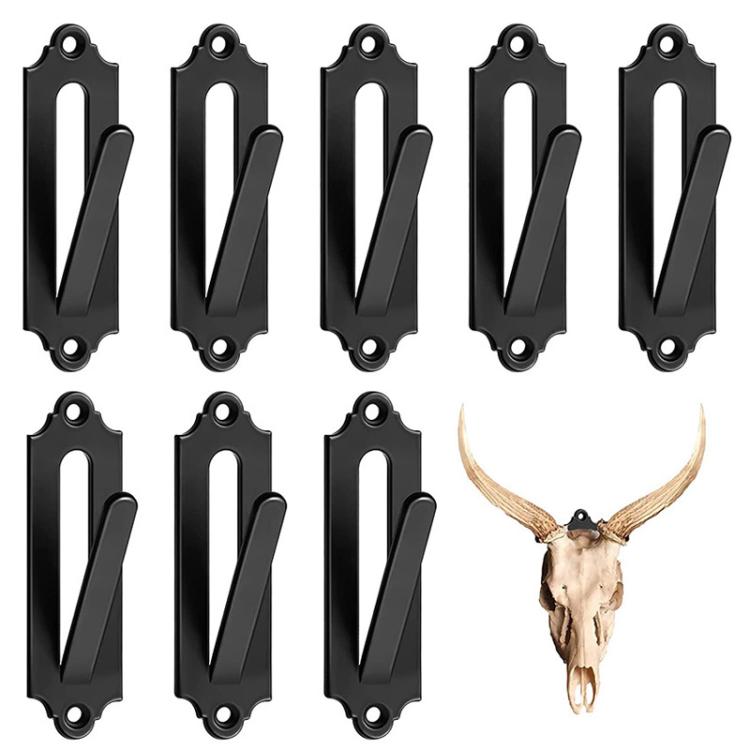 Animal Skull Wall Mount Bracket Crafts Decor Hooks, 12pcs