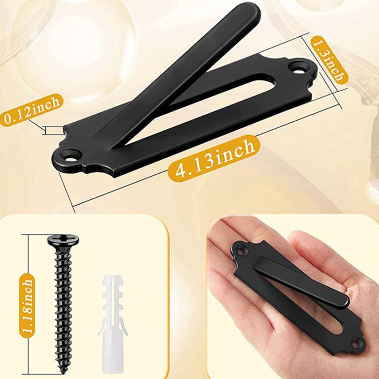 Animal Skull Wall Mount Bracket Crafts Decor Hooks, 12pcs