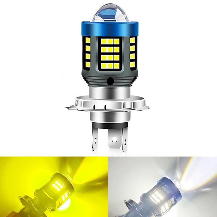 Motorcycle LED High-brightness Lens Headlight, H4, BA20D, P15D