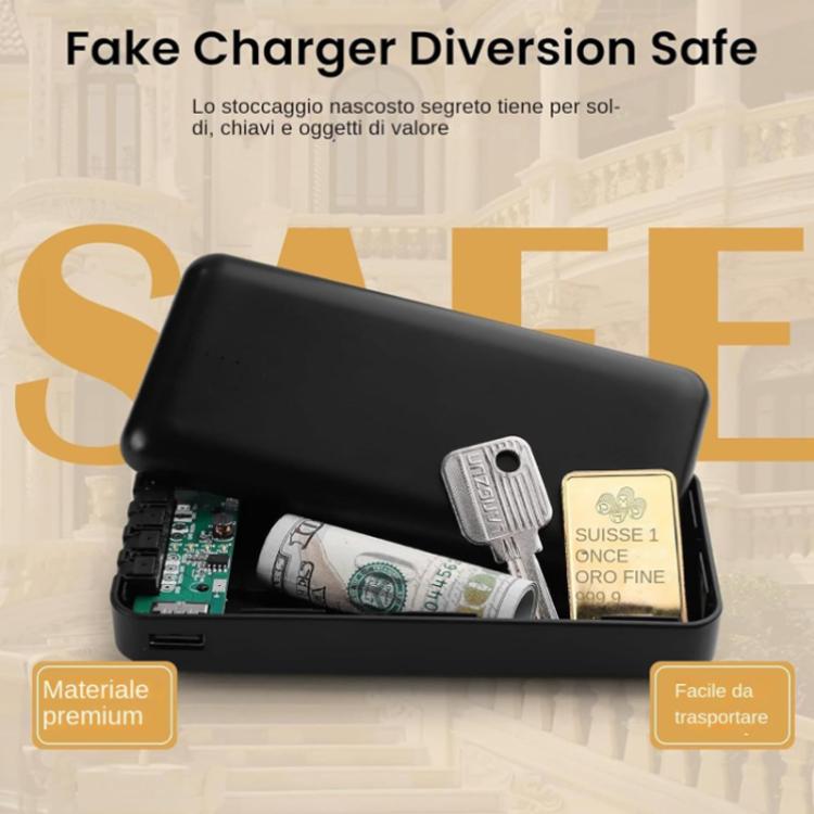 Fake Power Bank-Shaped Hidden Storage Box