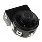Rearview mirror adjustment switch, black circular knob with L/R arrow labels
