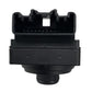 Rearview mirror adjustment switch underside with clip housing, black