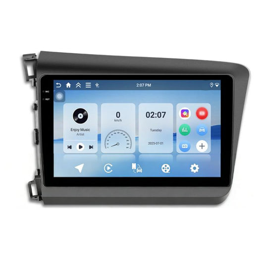 For Honda Civic Android 15 Car Navigation Bluetooth Player, 4-Core 2GB + 64GB, 4-Core 4GB + 64GB, 4-Core 4GB + 128GB, 8-Core 4GB + 64GB, 8-Core 6GB + 128GB