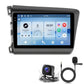 Car navigation player touchscreen with dash frame and included camera + microphone