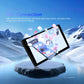Car navigation touchscreen tablet-style unit with black bezel