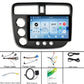Car Android central control screen with touchscreen plus included wiring and accessory cables