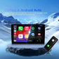 Android car stereo touchscreen with wireless adapter for CarPlay and Android Auto