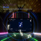 Android car stereo touchscreen music player with playback controls