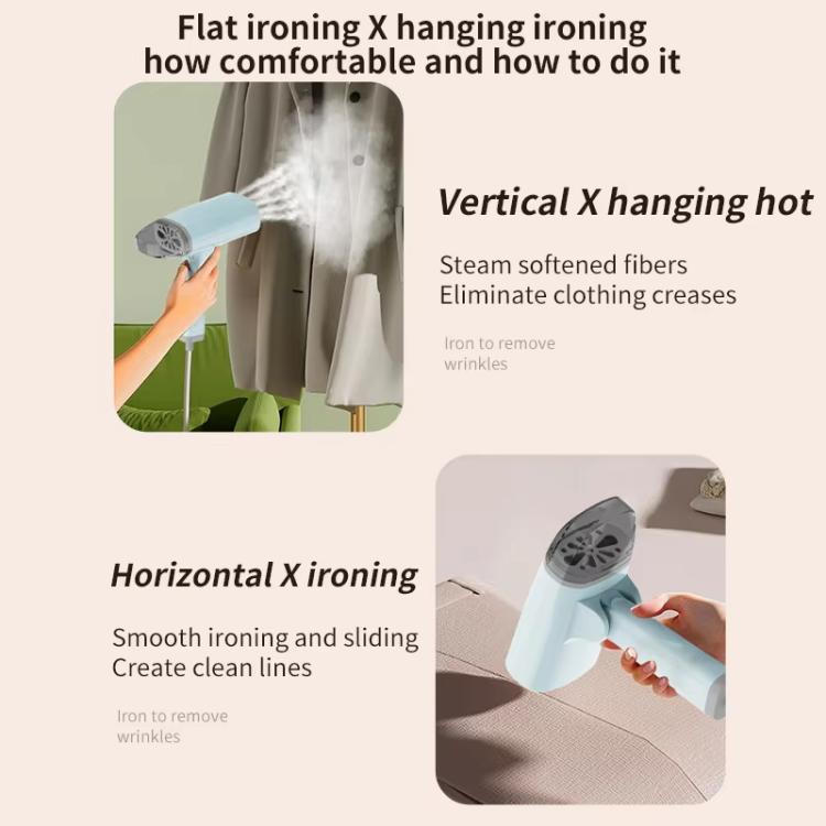 Home Use Compact Handheld Garment Steamer Foldable Steam Iron, EU Plug, US Plug