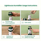 290ml Lighthouse-Shaped Humidifier Mini Compact Home Quiet Mist Diffuser