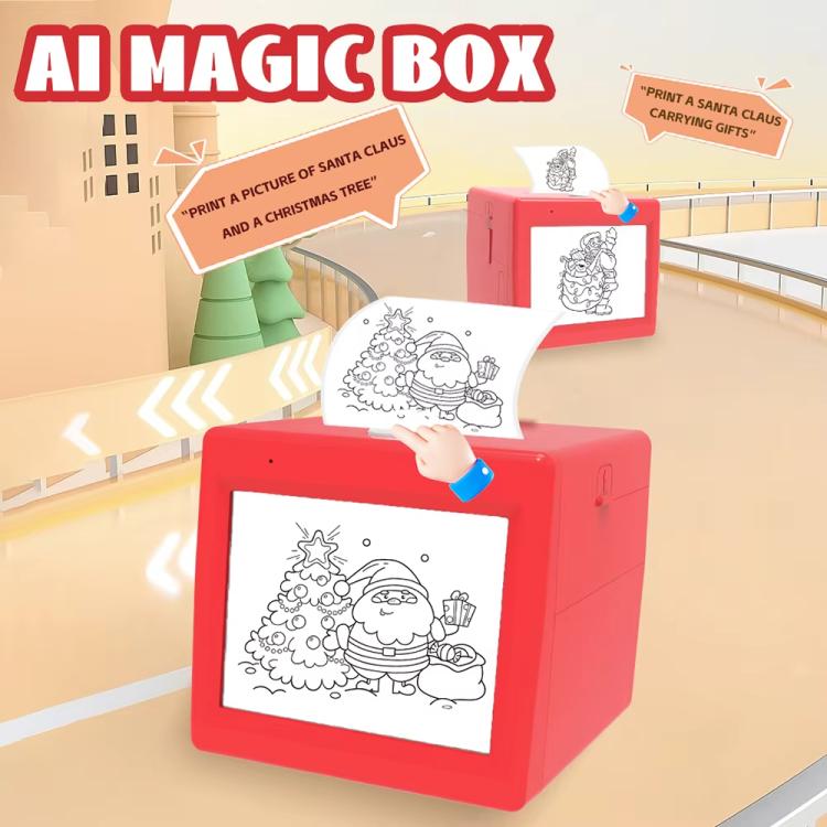 Q15 AI Mini Wireless Thermal Printer with 3.5-inch Screen & Voice-to-Image Function