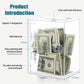 Acrylic Banknote Coin Piggy Bank With Lock