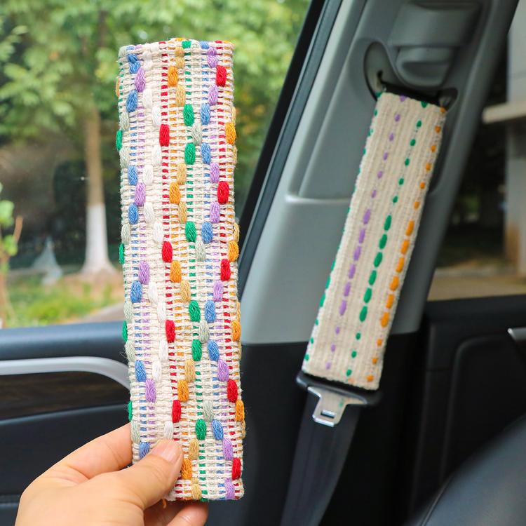 Car Anti-Choking Fabric Seat Belt Shoulder Cover