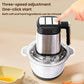 Stainless Steel Meat Grinder Home Multi-Function Electric Food Processor, 2L, 3L