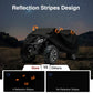 ATV dust waterproof cover with reflective stripes design for better visibility