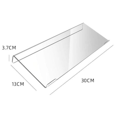 Clear acrylic keyboard stand bracket, small size, 13cm wide, 3.7cm high