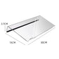 Clear acrylic keyboard stand bracket with anti-slip strip, small size