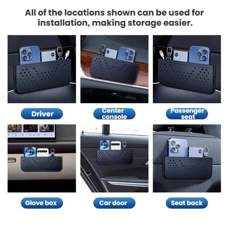 Adhesive Car Storage Bag Multifunctional Phone Pouch