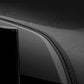 Black leather-style car interior trim strip with dark stitched edge detail